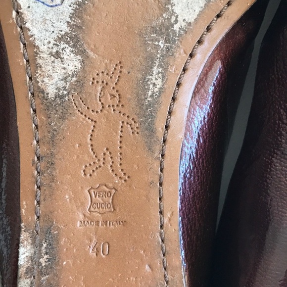 Marni patent burgundy flats size 40/9.5 - Picture 6 of 8